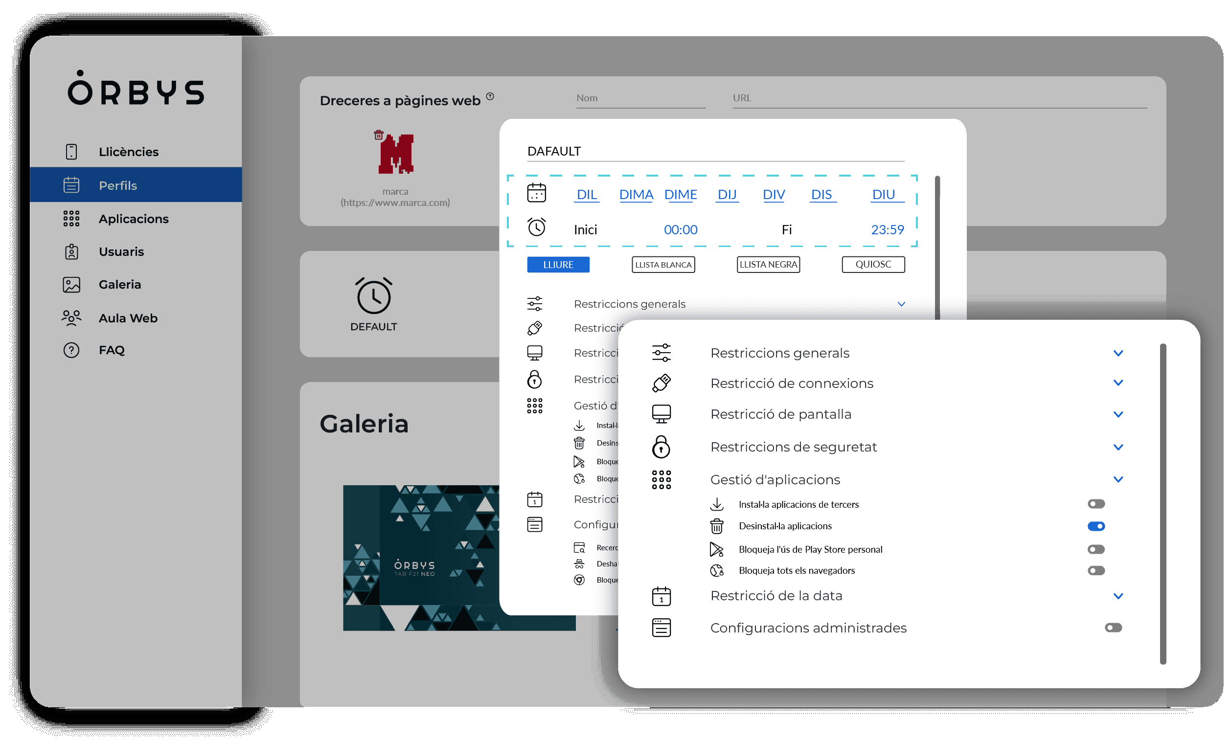 El control més avançat per a les teues tablets