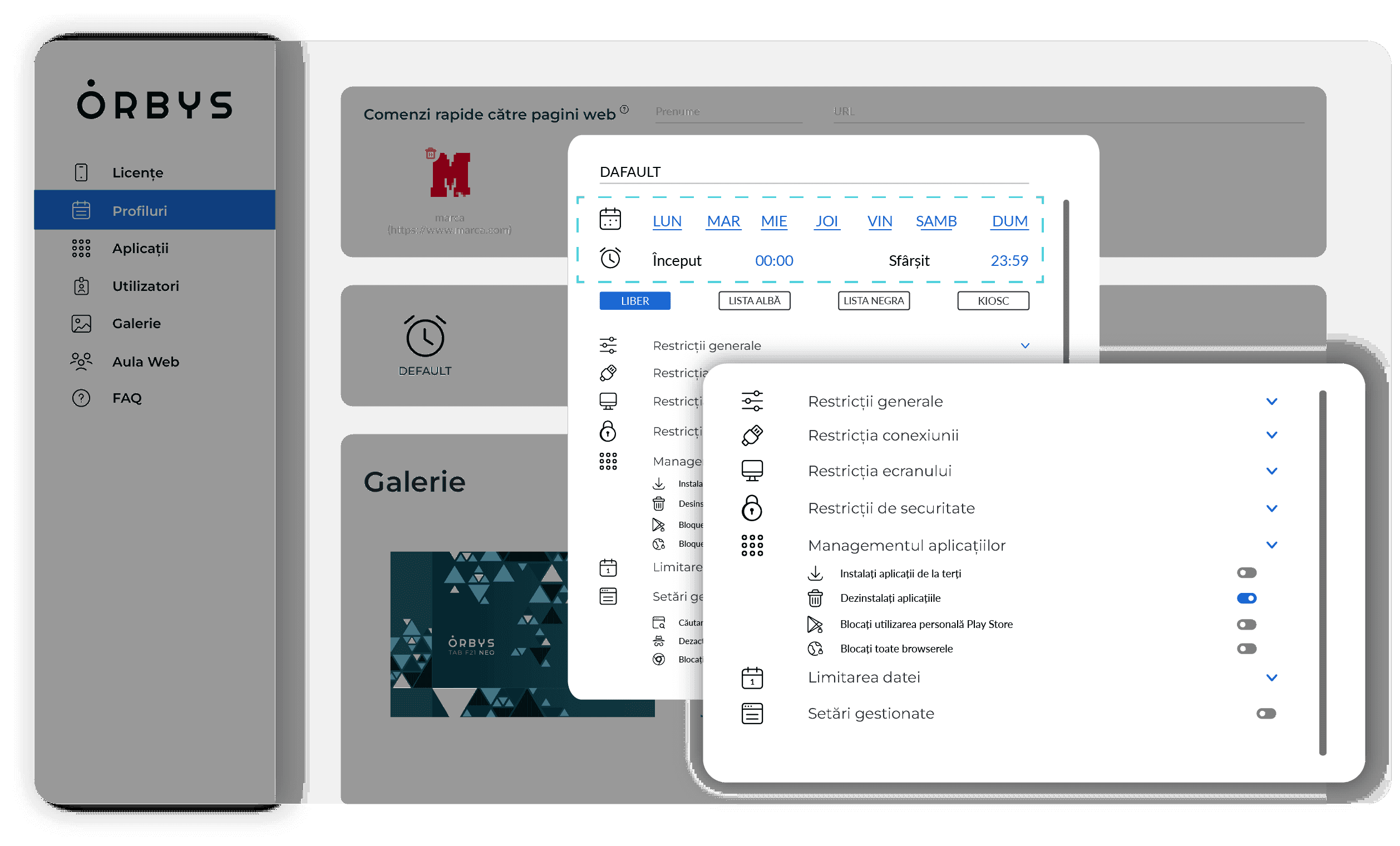 Cel mai avansat control pentru tabletele tale