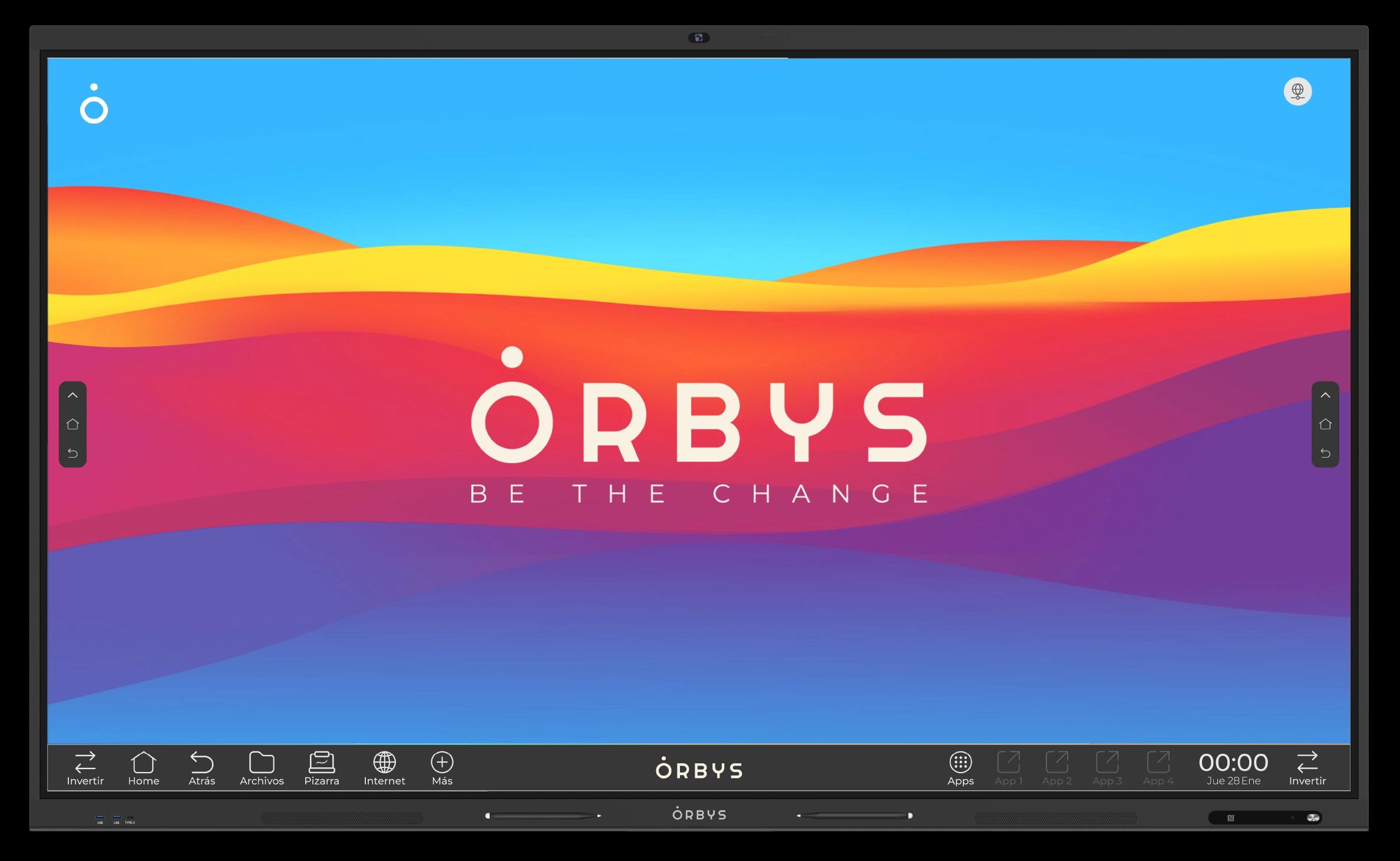 Pantalla tàctil ORBYS Touch Serie 13 per a reunions