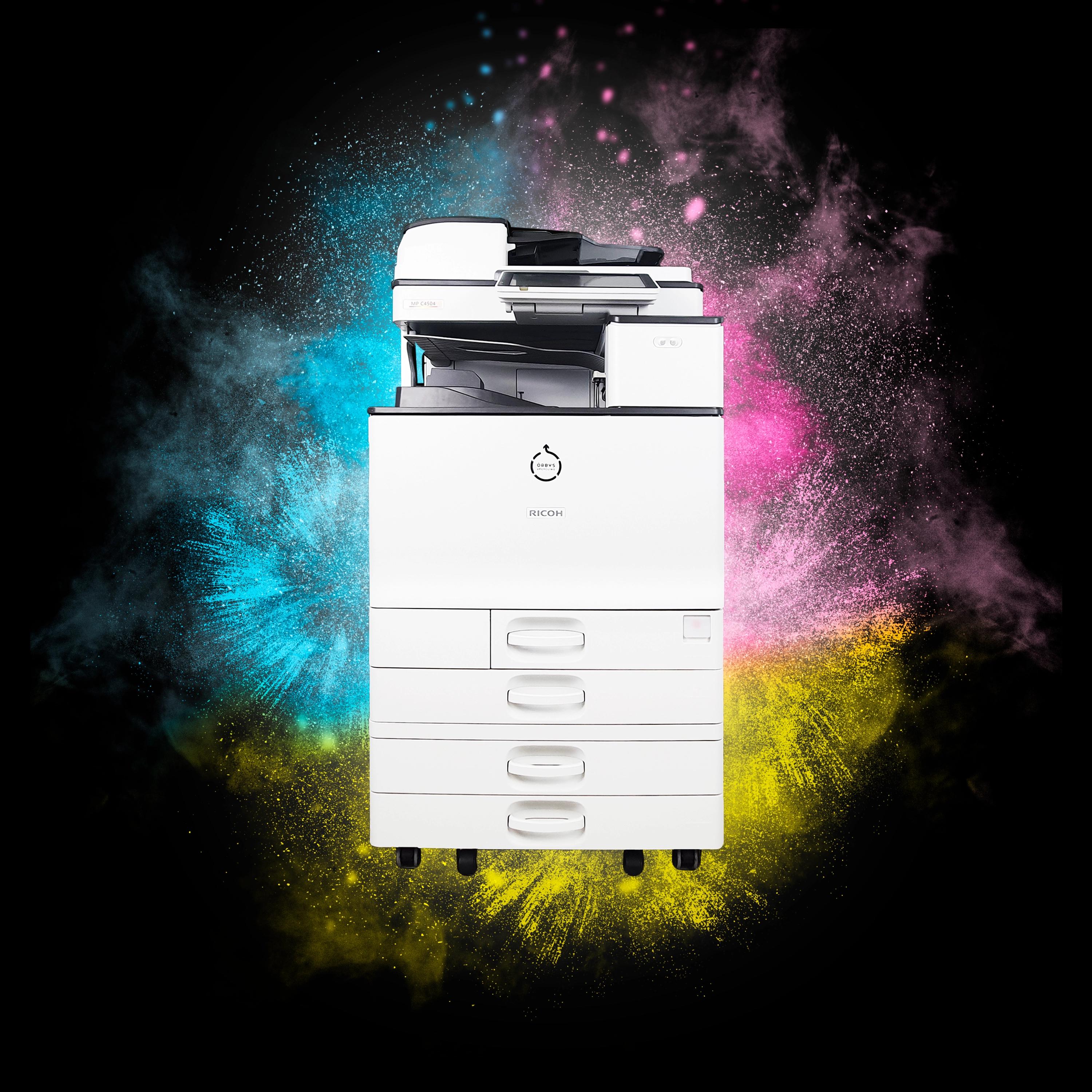 Impressora a laser colorida multifuncional série 4