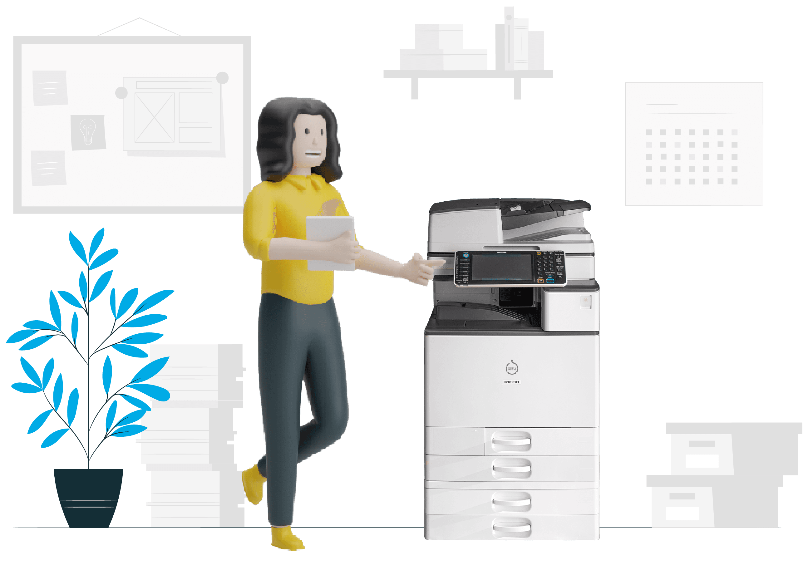 Series 4 B&W multifunction laser printer